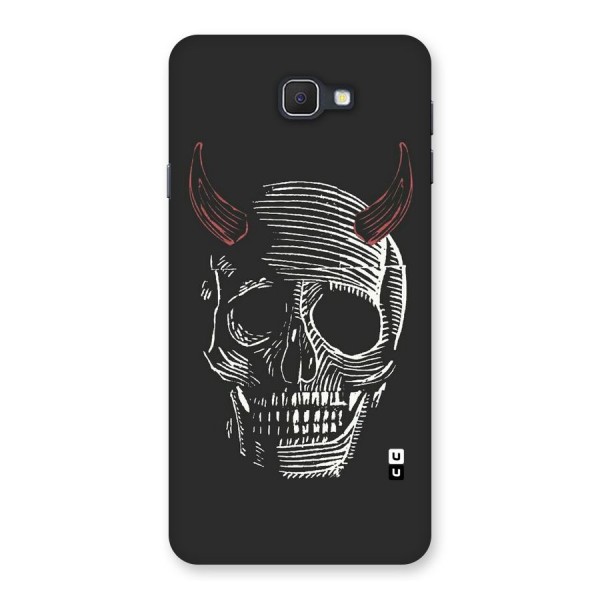 Spooky Face Back Case for Samsung Galaxy J7 Prime
