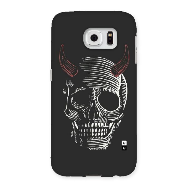 Spooky Face Back Case for Samsung Galaxy S6