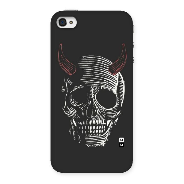 Spooky Face Back Case for iPhone 4 4s