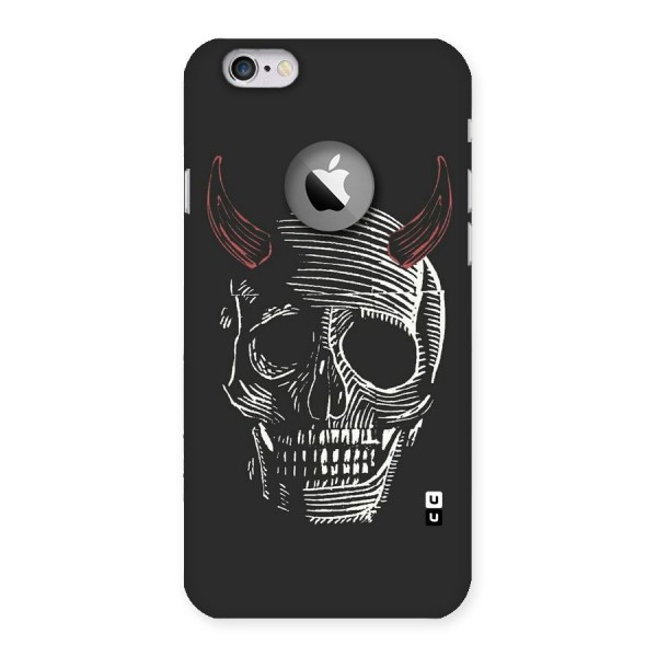 Spooky Face Back Case for iPhone 6 Logo Cut
