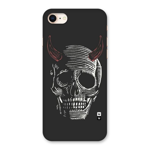 Spooky Face Back Case for iPhone 8