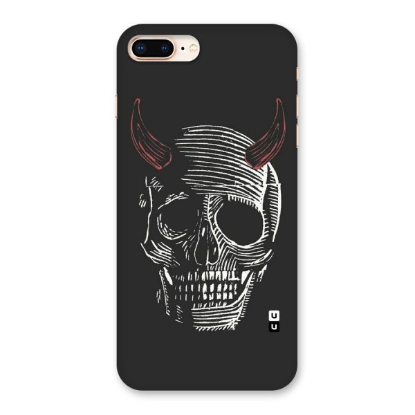 Spooky Face Back Case for iPhone 8 Plus