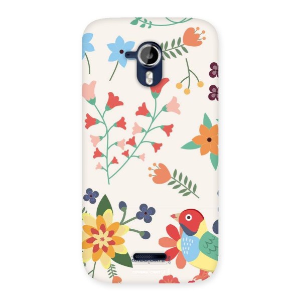 Spring Flowers Back Case for Micromax Canvas Magnus A117