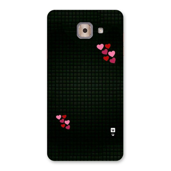 Square and Hearts Back Case for Galaxy J7 Max