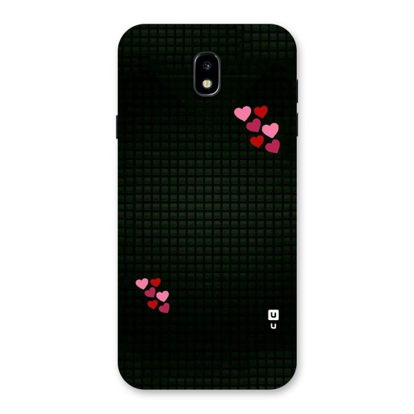 Square and Hearts Back Case for Galaxy J7 Pro