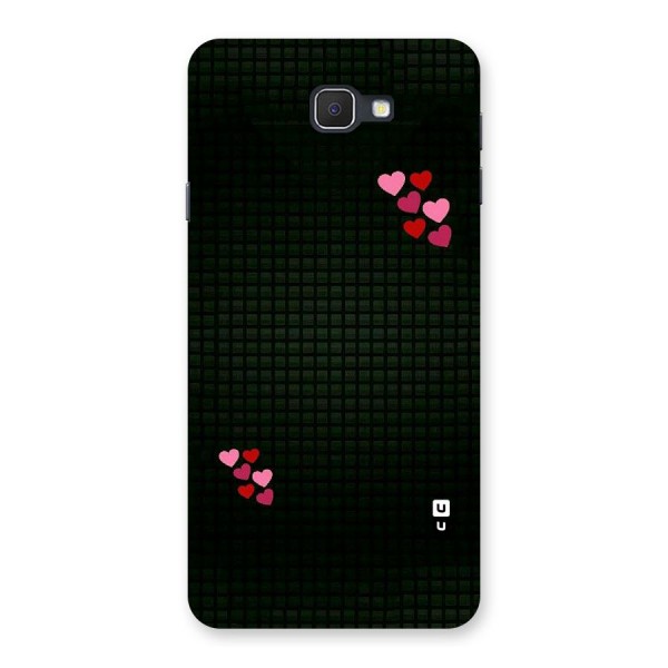 Square and Hearts Back Case for Galaxy On7 2016