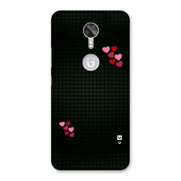 Square and Hearts Back Case for Gionee A1