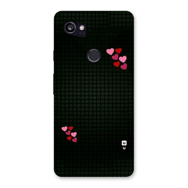 Square and Hearts Back Case for Google Pixel 2 XL