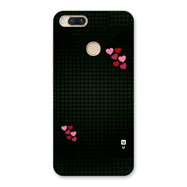 Square and Hearts Back Case for Mi A1