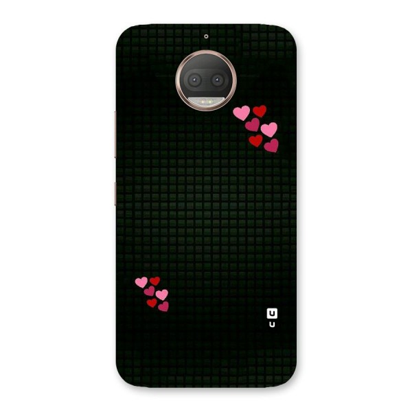 Square and Hearts Back Case for Moto G5s Plus