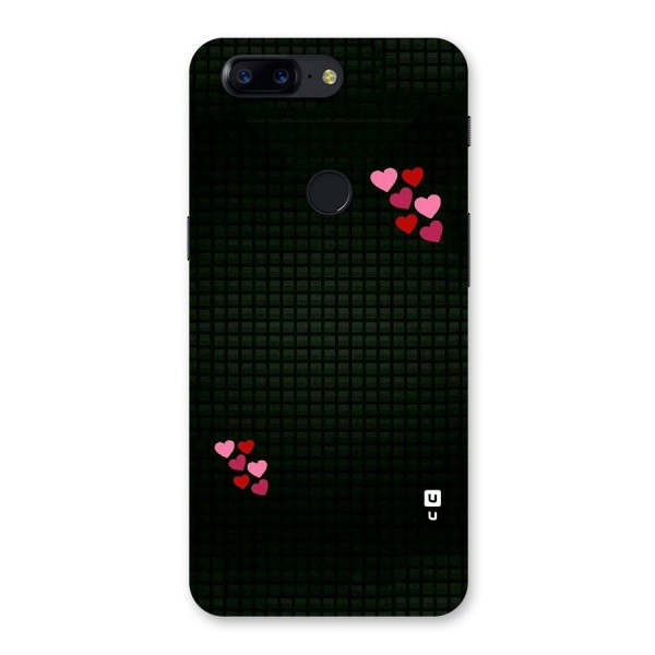 Square and Hearts Back Case for OnePlus 5T
