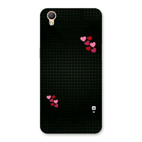 Square and Hearts Back Case for Oppo A37