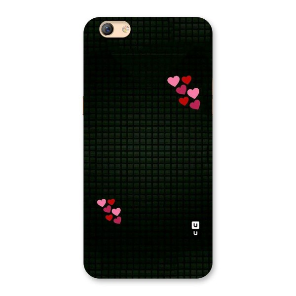 Square and Hearts Back Case for Oppo F3 Plus