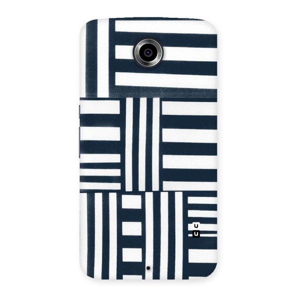 Square  Stripes Back Case for Nexsus 6