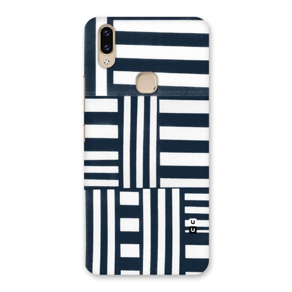 Square  Stripes Back Case for Vivo V9