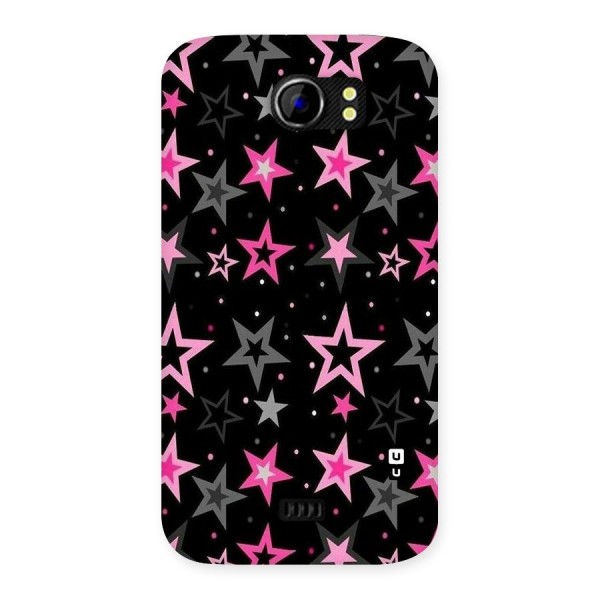 Star Outline Back Case for Micromax Canvas 2 A110