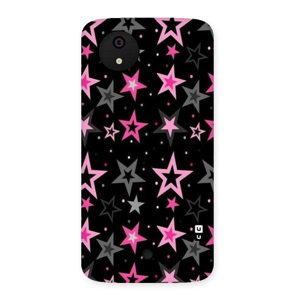 Star Outline Back Case for Micromax Canvas A1
