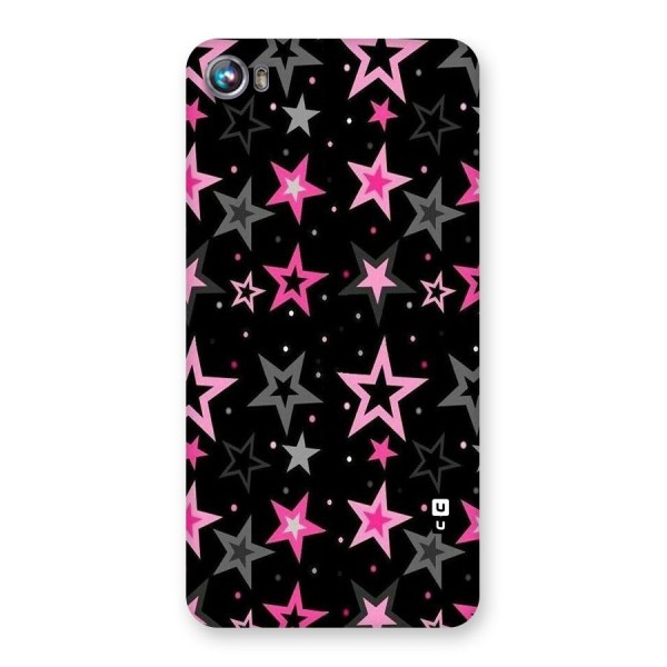 Star Outline Back Case for Micromax Canvas Fire 4 A107