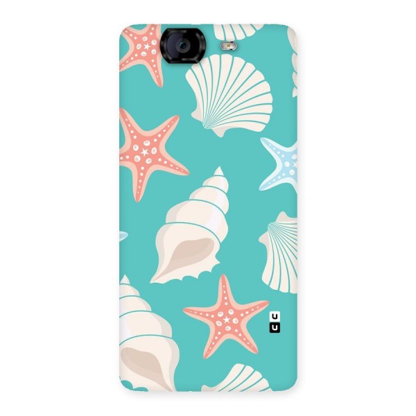 Starfish Sea Shell Back Case for Canvas Knight A350
