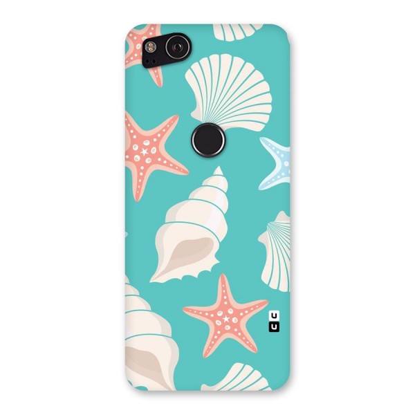 Starfish Sea Shell Back Case for Google Pixel 2