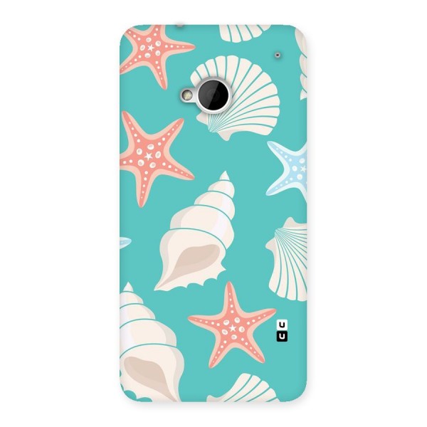 Starfish Sea Shell Back Case for HTC One M7