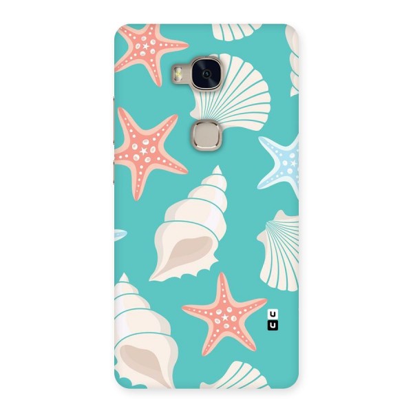 Starfish Sea Shell Back Case for Huawei Honor 5X