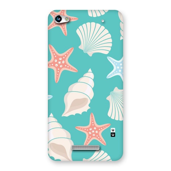 Starfish Sea Shell Back Case for Micromax Hue 2