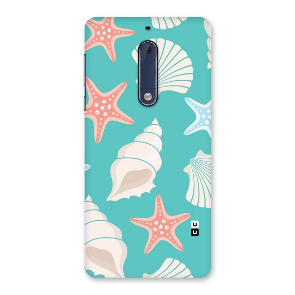 Starfish Sea Shell Back Case for Nokia 5