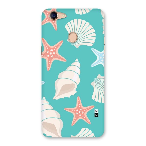 Starfish Sea Shell Back Case for Oppo F5