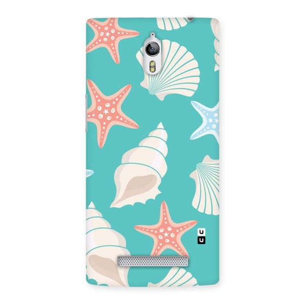 Starfish Sea Shell Back Case for Oppo Find 7
