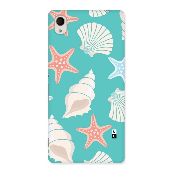 Starfish Sea Shell Back Case for Sony Xperia M4