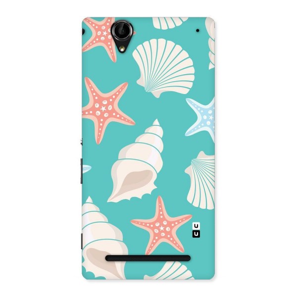 Starfish Sea Shell Back Case for Sony Xperia T2