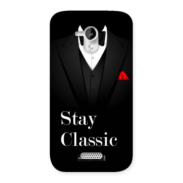 Stay Classic Back Case for Micromax Canvas HD A116