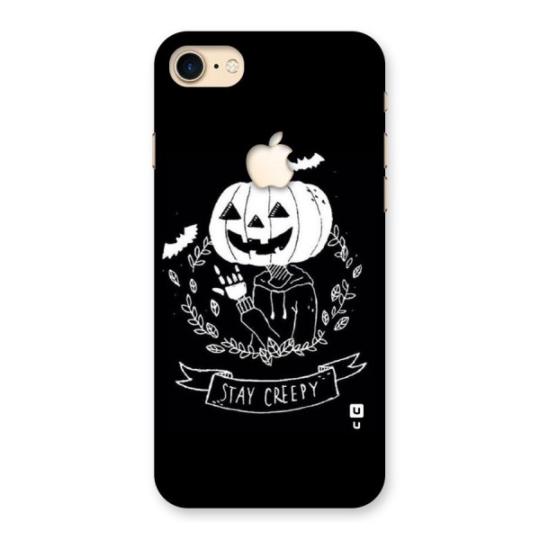 Stay Creepy Back Case for iPhone 7 Apple Cut