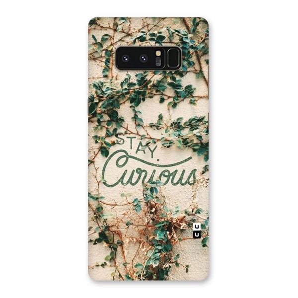 Stay Curious Back Case for Galaxy Note 8