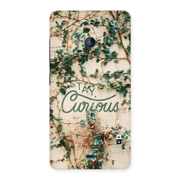 Stay Curious Back Case for Lumia 540