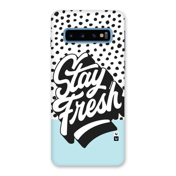 Stay Fresh Back Case for Galaxy S10