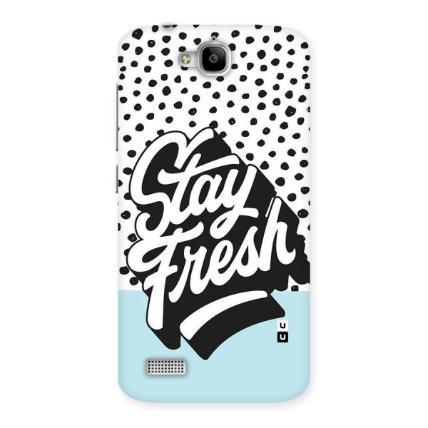 Stay Fresh Back Case for Honor Holly