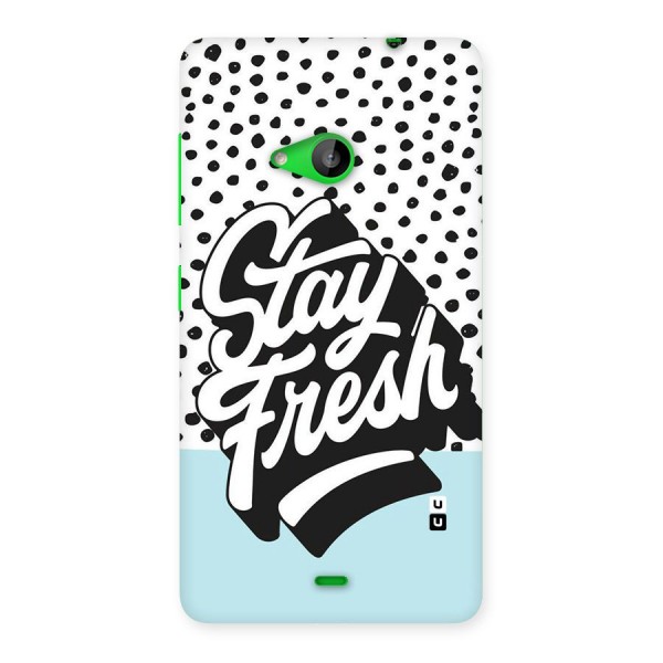 Stay Fresh Back Case for Lumia 535