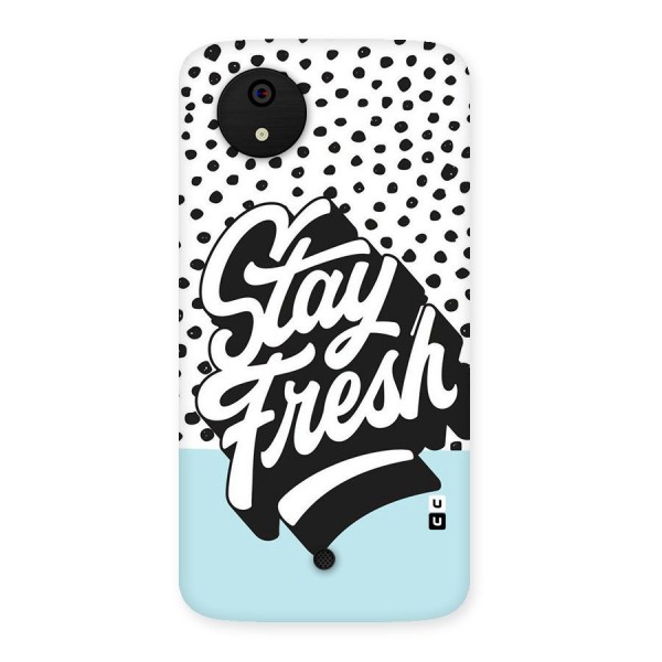 Stay Fresh Back Case for Micromax Canvas A1