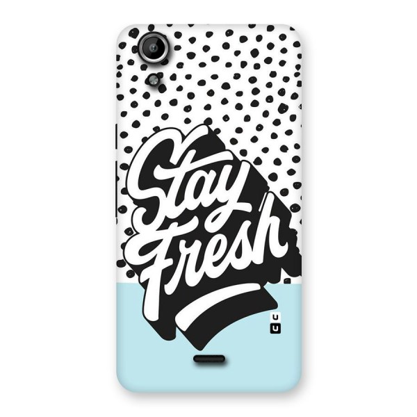 Stay Fresh Back Case for Micromax Canvas Selfie Lens Q345