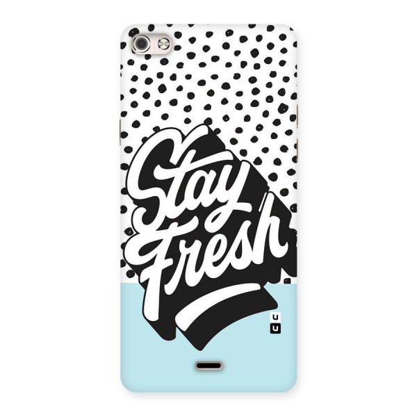 Stay Fresh Back Case for Micromax Canvas Silver 5