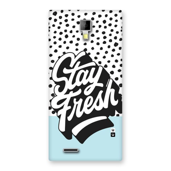Stay Fresh Back Case for Micromax Canvas Xpress A99