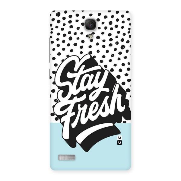Stay Fresh Back Case for Redmi Note Prime