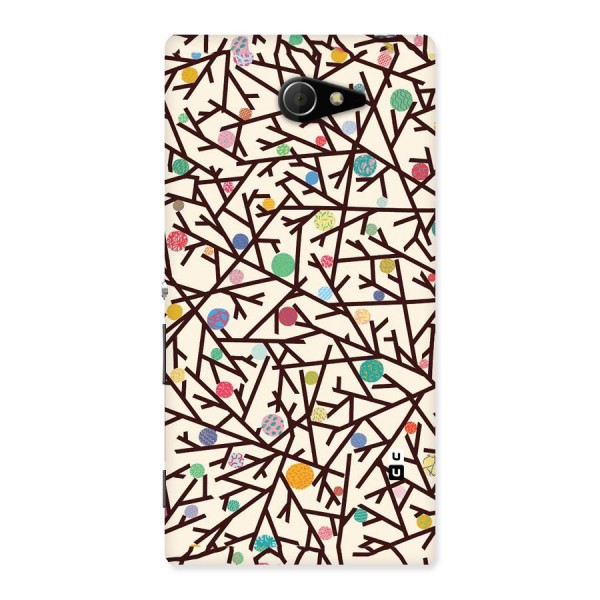 Stem Pattern Back Case for Sony Xperia M2