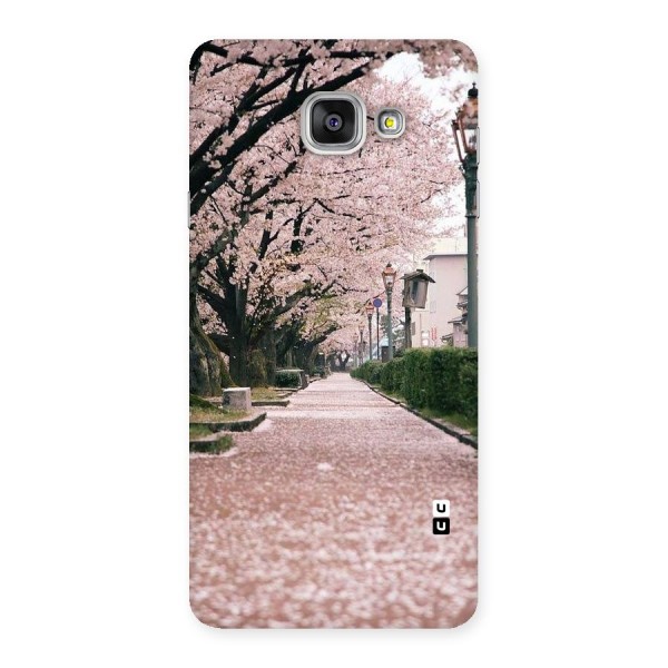 Street In Pink Flowers Back Case for Galaxy A7 2016