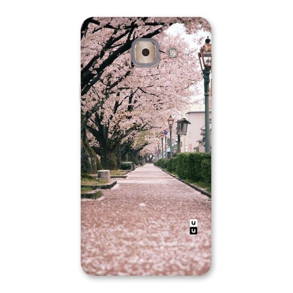 Street In Pink Flowers Back Case for Galaxy J7 Max