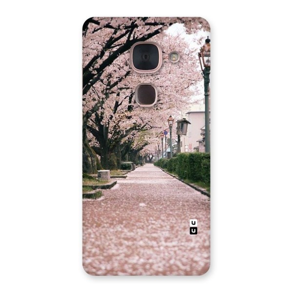 Street In Pink Flowers Back Case for Le Max 2