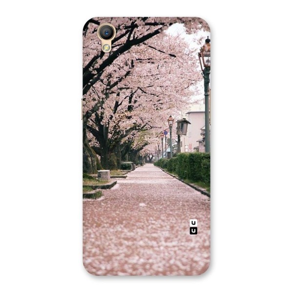 Street In Pink Flowers Back Case for Oppo A37