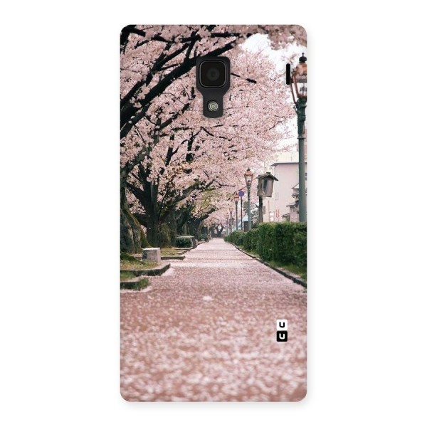 Street In Pink Flowers Back Case for Redmi 1S